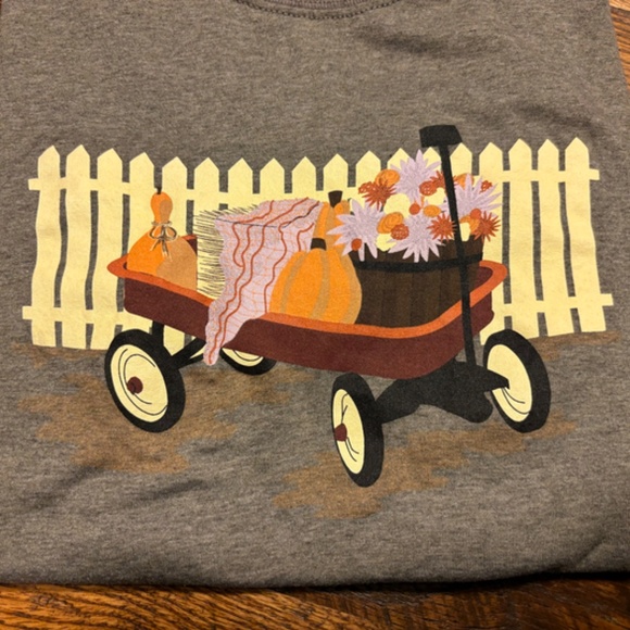 Ladies Fall Graphic Small Soft Tshirt - NEW, never worn - Picture 6 of 7